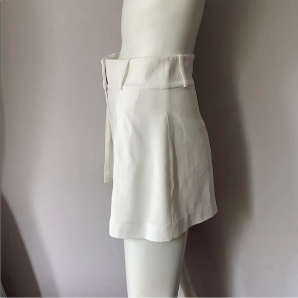 New Derek Lam 10 Crosby Flared Leg Short - Picture 3 of 6